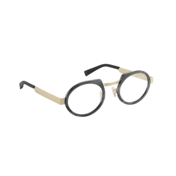 SEEOO BIG METAL GOLD LARGE GREY MAT