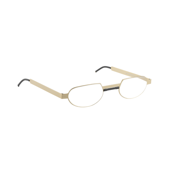 SEEOO READER GOLD OVAL BLACK
