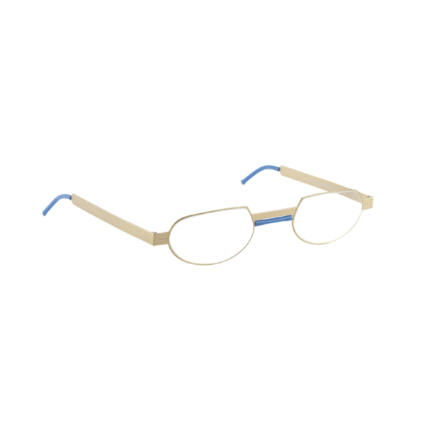 SEEOO READER GOLD OVAL BLUE