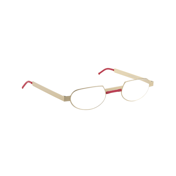 SEEOO READER GOLD OVAL RED