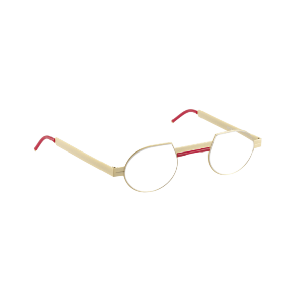 SEEOO READER GOLD ROUND RED